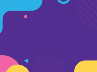 Simple and atmospheric Memphis fashion e-commerce vector background