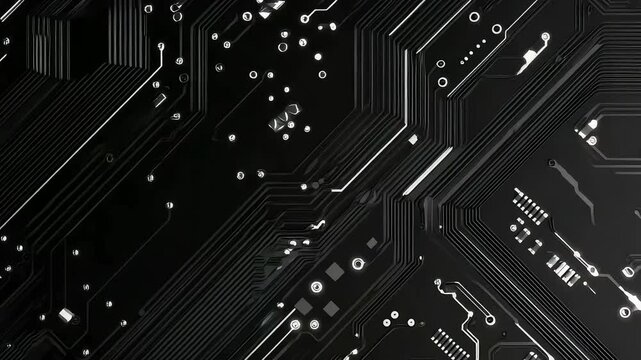 Circuit board abstract digital network design