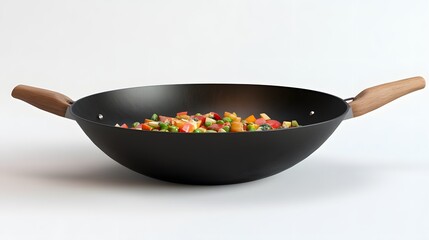 Wok Stirfry Vegetables Cooking Food.
