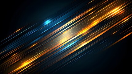 Diagonal lines of vibrant color and light effects.