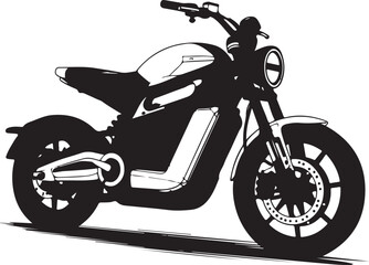 Fototapeta premium Speeding Motorbike Rider SilhouetteClassic Cruiser Motorcycle Vector DesignMotorbike Jump Action SilhouetteRider on Road Trip Silhouette ArtSport Bike in Motion Vector