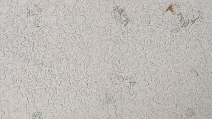 Textured Surface of a Weathered White Wall Featuring Unique Patterns and Subtle Color Variations