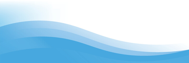 Obraz premium Abstract blue waves background, minimal waves design concept