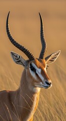 Majestic Springbok at Golden Hour