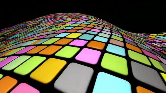 Colorful abstract square pattern background