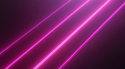 Abstract design featuring vibrant pink glowing lines.