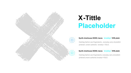 Obraz premium Right Triangle Placeholder Design for Presentations