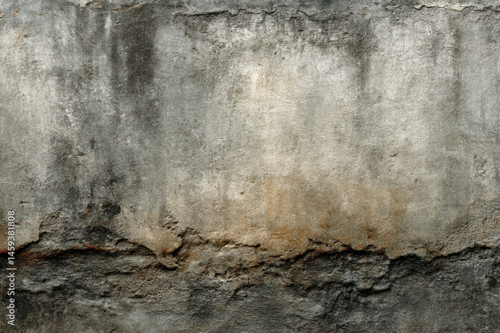 Aufkleber gray and brown stone wall texture, rough surface with cracks, showing age and weathering, ideal for 