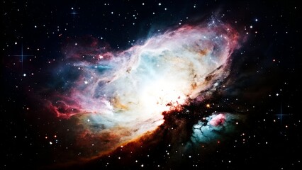 A spectacular supernova explosion in space