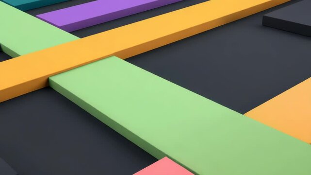 Colorful geometric rectangle pattern