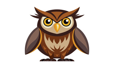 Obraz premium Download An Owl Vector Art Illustration Eps File For Design.