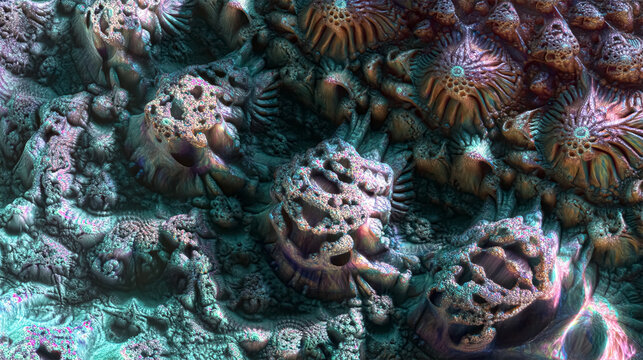 Coral Reef and Tropical Fish in Sunlight. Singapore aquarium.