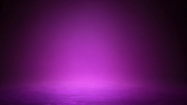 Purple abstract design with glowing lines and bokeh effects in a dark space backdrop