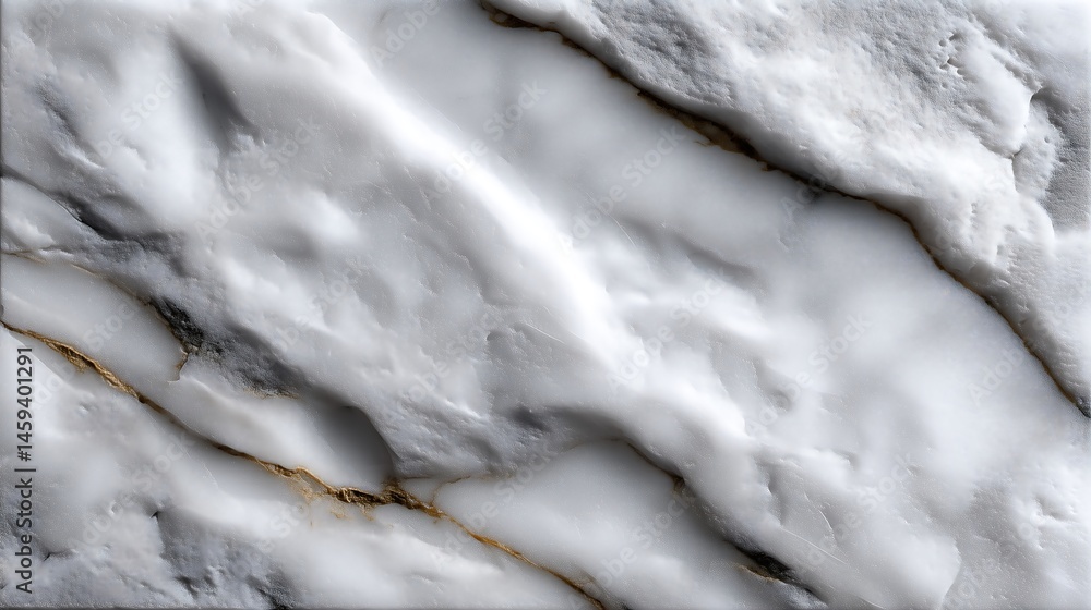 Poster a minimal marble texture pattern with pure white tones and minimal linear grey veins, clean and mode