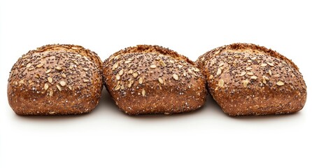 Artisan Multigrain Bread Rolls: Rustic Bakery Style