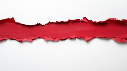 Abstract Red Torn Paper Texture Background