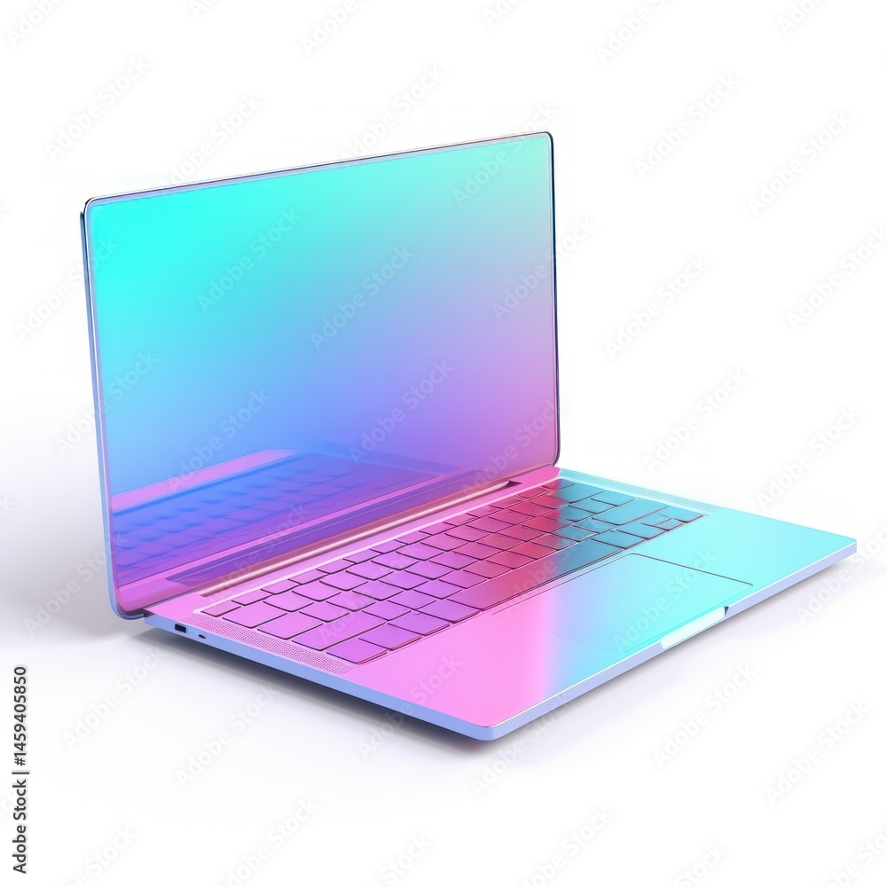Canvas Prints laptop computer white background portability.