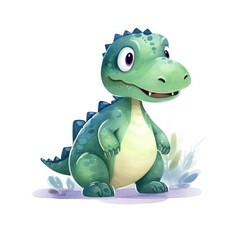 Obraz premium Dinosaur reptile animal toy.