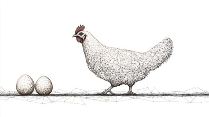 Hen and Eggs