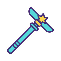 Air Marshal Wand Icon Design