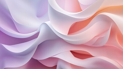 Minimal abstract background with soft pastel colors, smooth flowing lines and shapes, light gradients, clean and modern design, high resolution