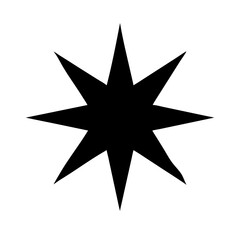 Bold Starburst Shine Symbol Icon Design