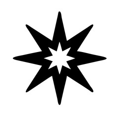 Obraz premium Bold Starburst Shine Symbol Icon Design