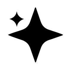 Classic Star Sparkle Symbol Icon Design