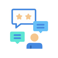 Customer Review Feedback Rating Icon Design