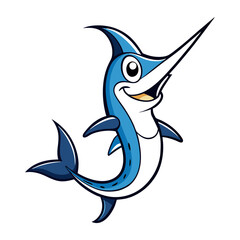 Obraz premium Download Swordfish Vector Art Illustration Eps File For Design.