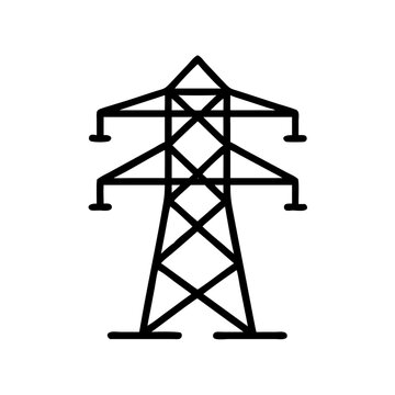 Power Line Transmission Icon Design