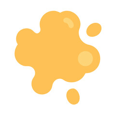 Rounded Paint Splash Icon Design