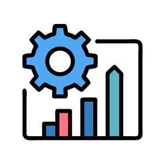 Settings Chart Icon Design