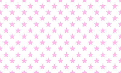 星柄／ピンク