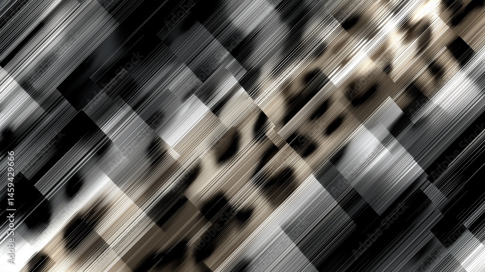 Aufkleber dynamic abstract texture with animal skin pattern in a modern backdrop
