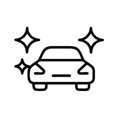 Sparkling Clean Car Icon Design