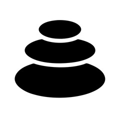 Stacked Spa Stones Icon Design