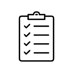 Task Checklist Completion Icon Design