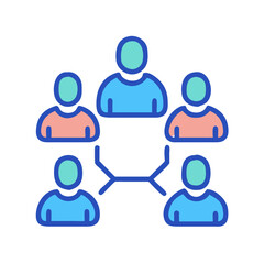 Team Group Collaboration Icon Design