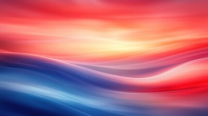Obraz premium Abstract vibrant waves of color