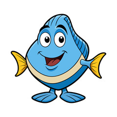 Obraz premium Download Flounder Vector Art Illustration Eps File For Design.