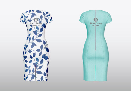 Shift Dress Mockup