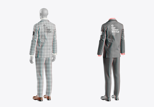 Men's Dress Suit Mockup