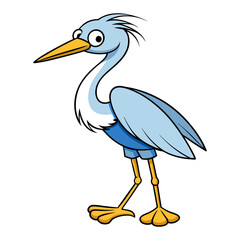 Obraz premium Download Heron Vector Art Illustration Eps File For Design.