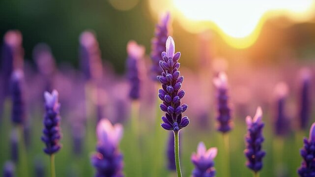 Stunning Fiery Evening Sky Over the Downtown City Skyline from a Drone Perspective