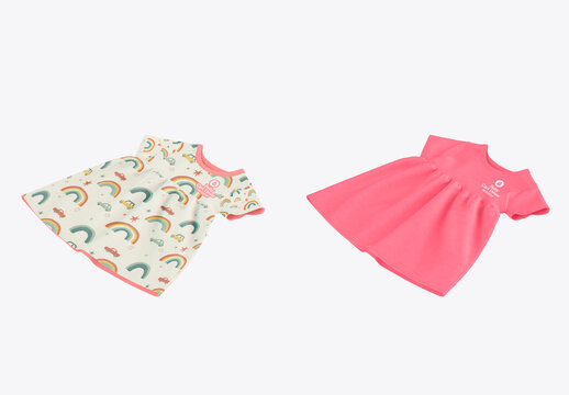 Baby Girl Dress Mockup