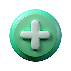 Obraz premium This web vector illustration shows round plus and minus button icons, common symbols for add and subtract actions on the internet