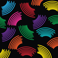 abstract background with colorful lines