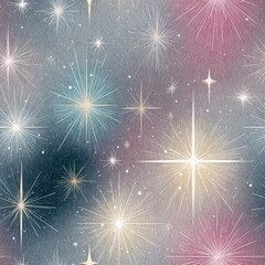 Naklejka premium Sparkling Celestial Event Abstract Background Digital Art Colorful Atmosphere Aerial View Inspiration
