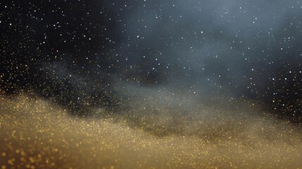 Abstract background with a dark blue sky filled with small white dots. the dots are scattered across the sky, creating a starry night sky.